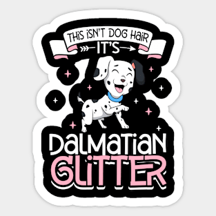 Dalmatian glitter Sticker